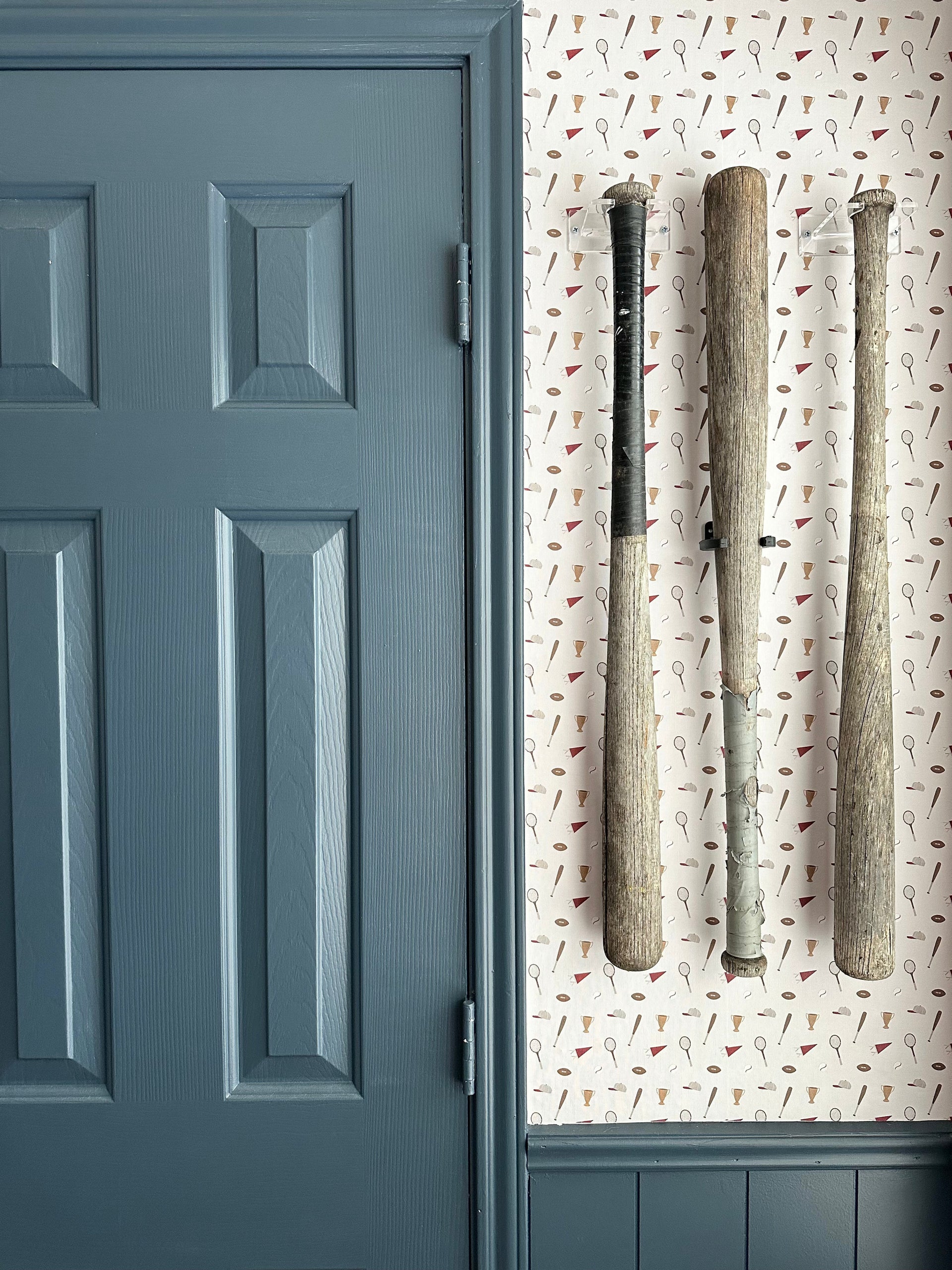 Benny Removable Wallpaper - Sporty Vintage Nursery Decor