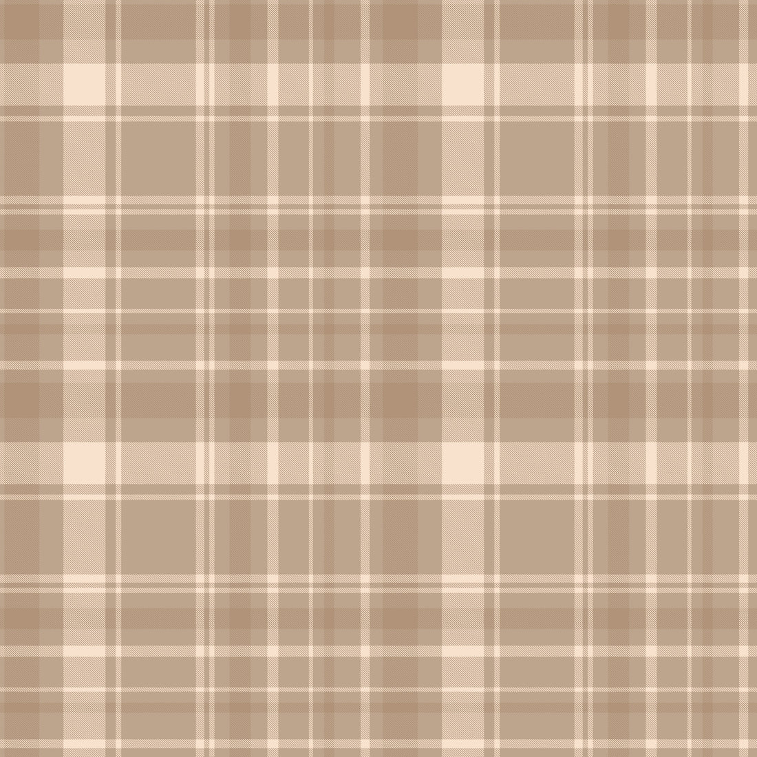 Classic Plaid Wallpaper in Blue-Grey, White, Pink, and Yellow