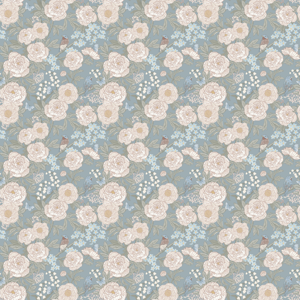 Bertie Wallpaper by Katie Lyn Designs