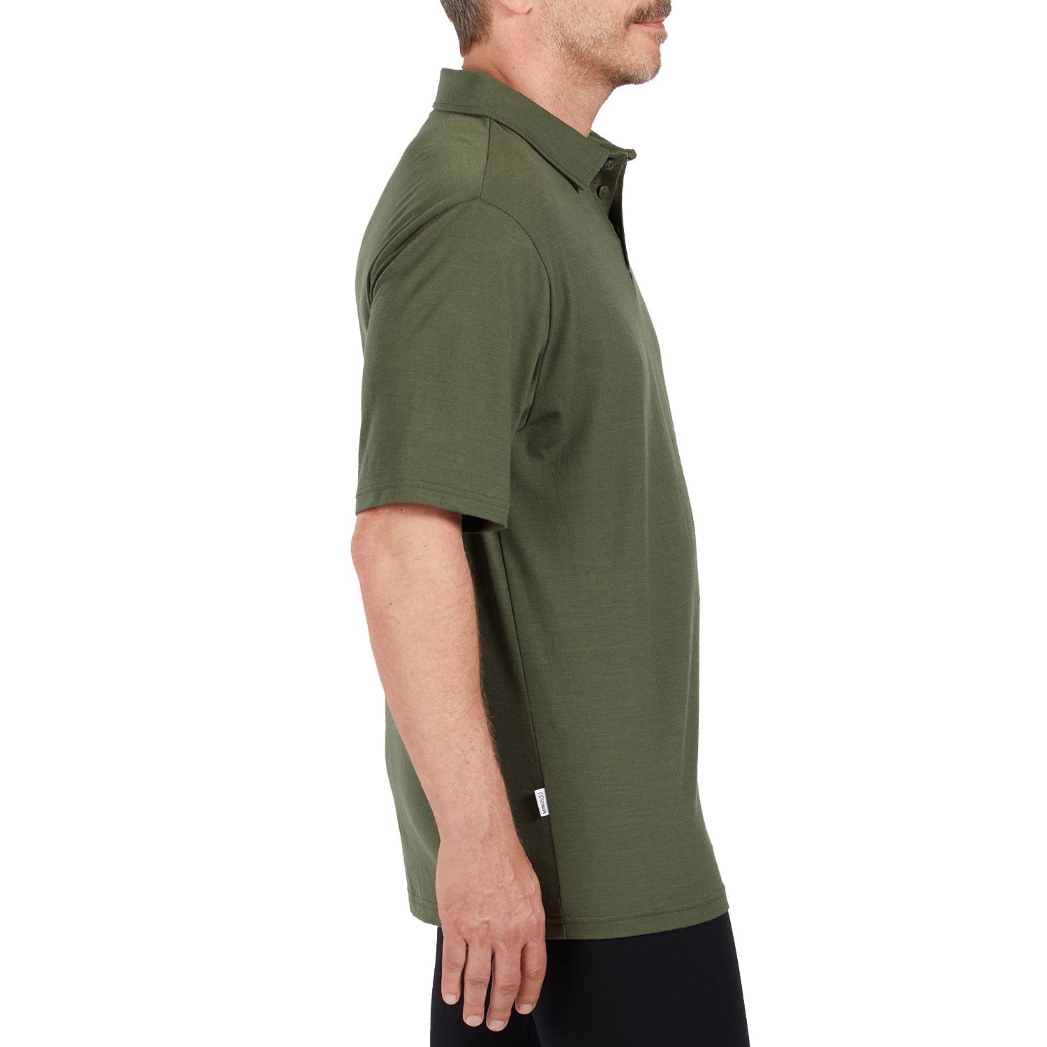Men's Microweight Woolverino Merino Blend Polo Shirt
