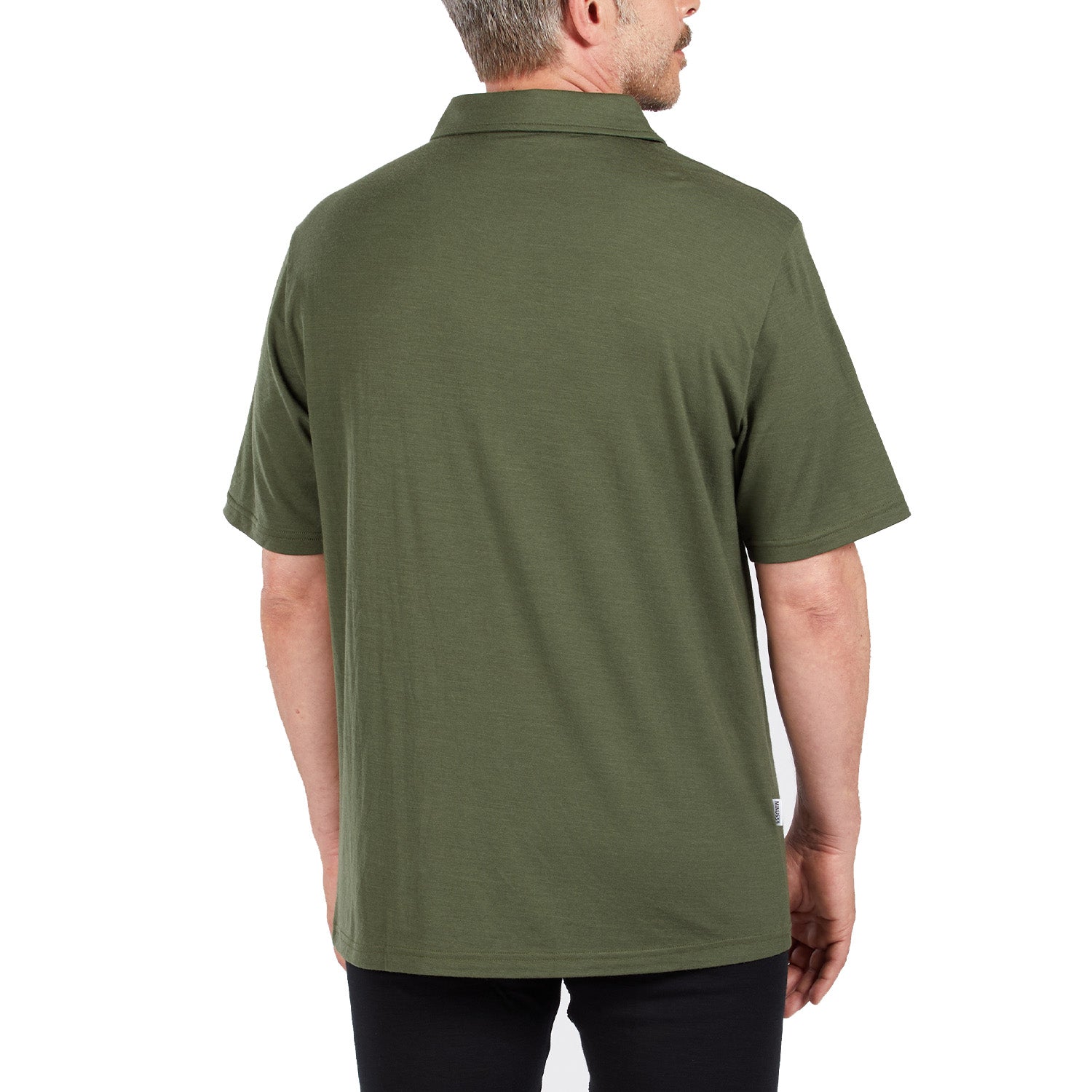 Men's Microweight Woolverino Merino Blend Polo Shirt