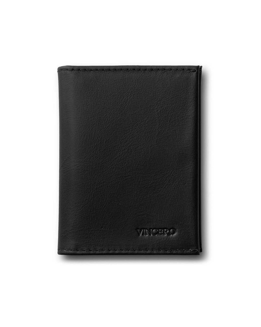 The Slim Bifold Black Top-Grain Italian Leather Wallet