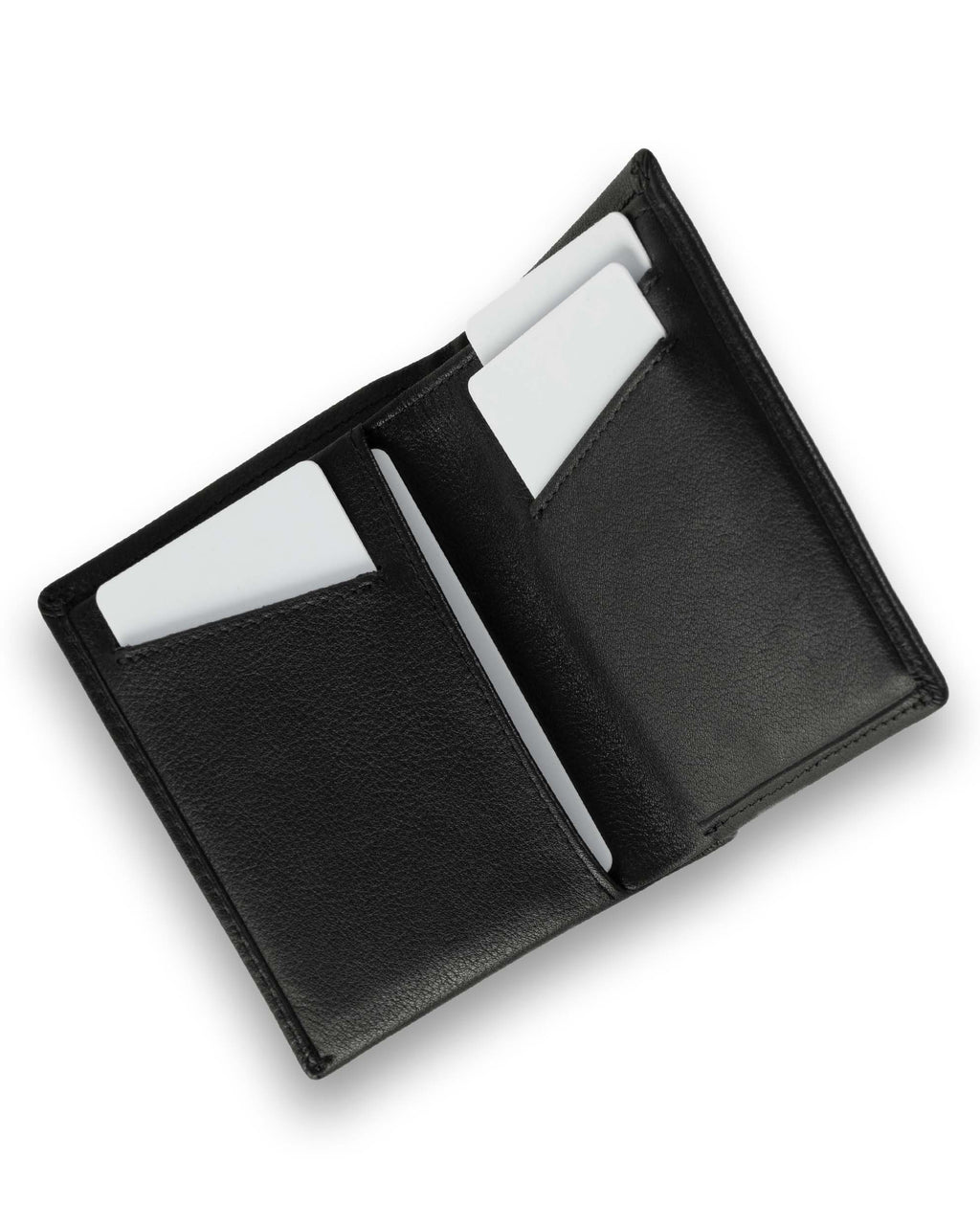 The Billfold - Black Italian Leather RFID Protected Wallet