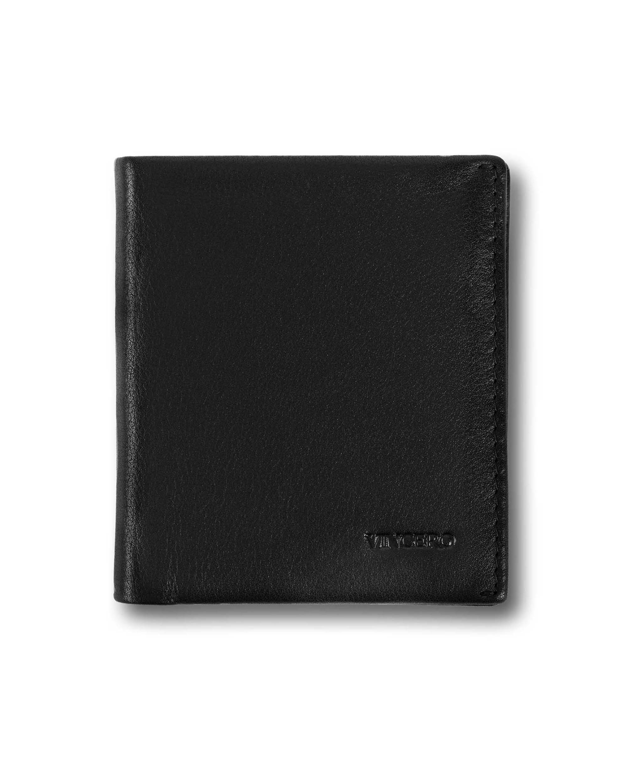 The Billfold - Black Italian Leather RFID Protected Wallet