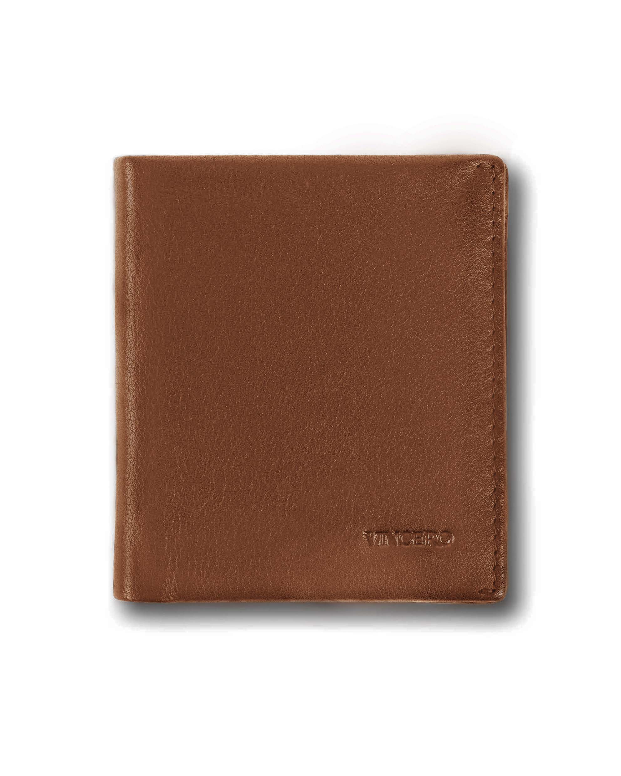 The Billfold Wallet - Saddle Top-Grain Italian Leather RFID