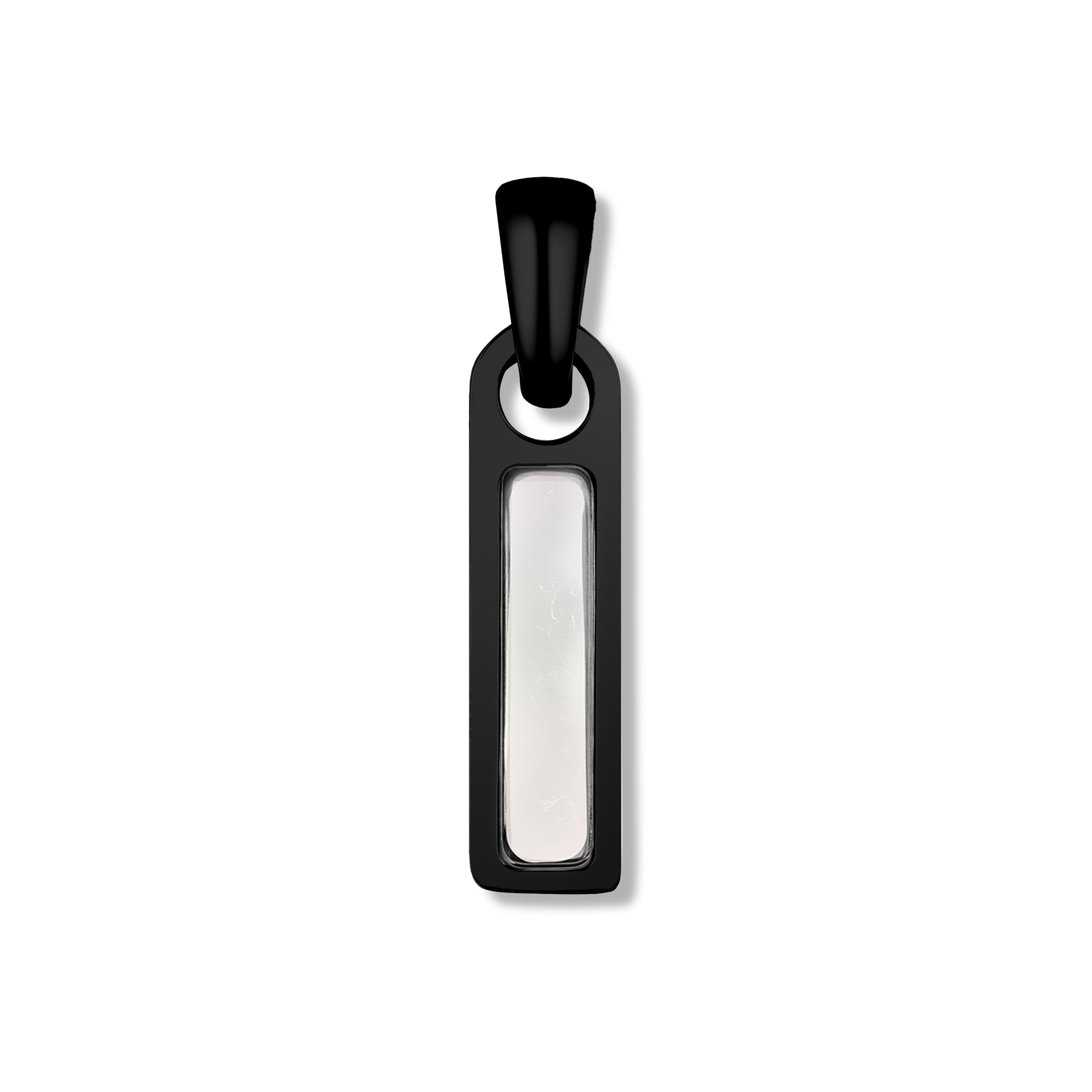 Birthstone Tag Pendant - Stealth