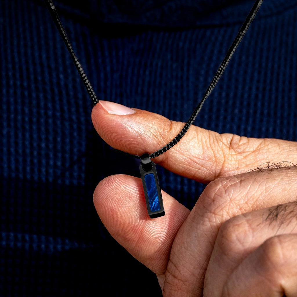 Birthstone Tag Pendant - Stealth