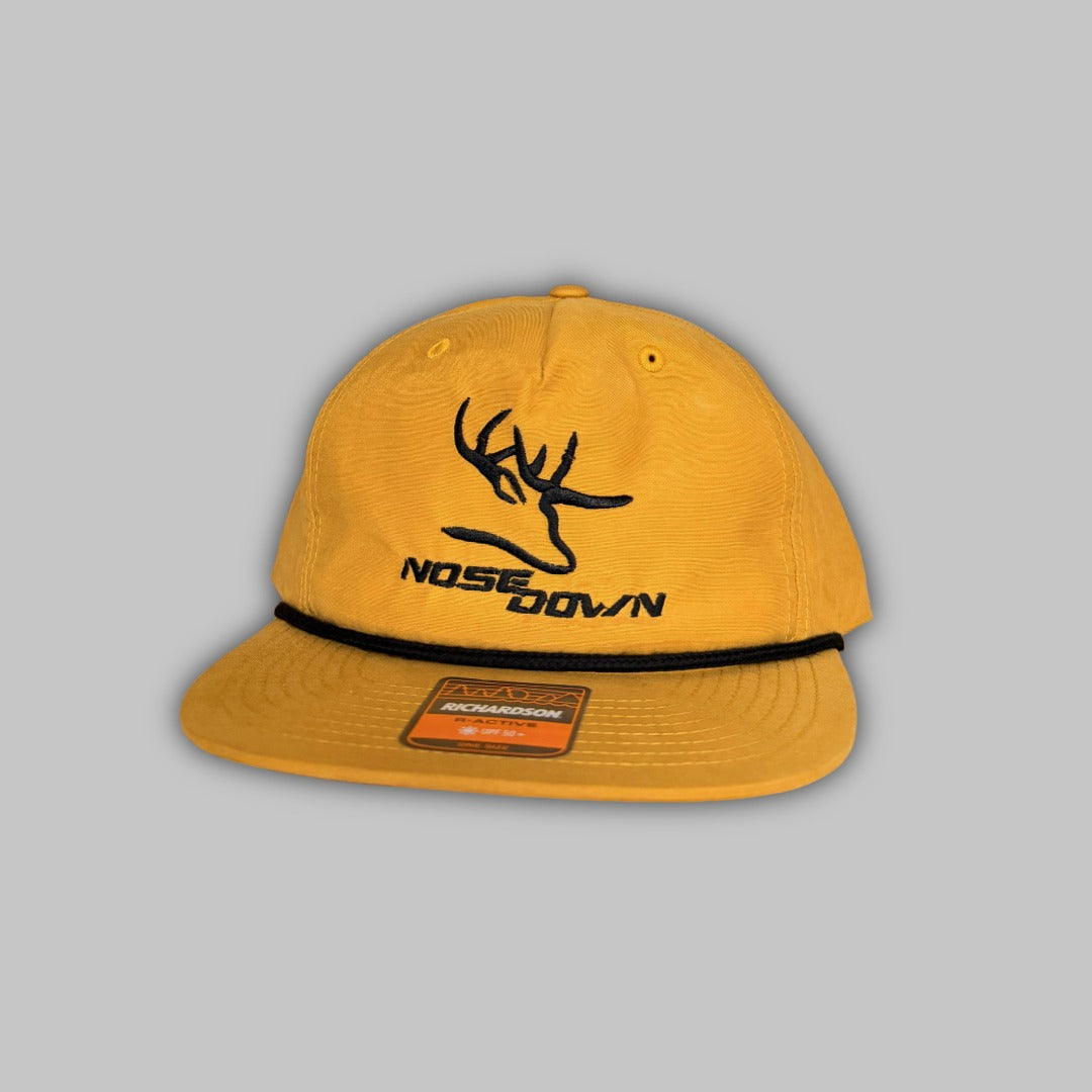 Embroidered Rope Hat Unisex Adjustable Snapback Sporty Cap