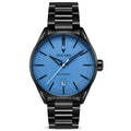Icon Automatic Blue Phantom watch featuring a striking blue dial and stainless steel construction.