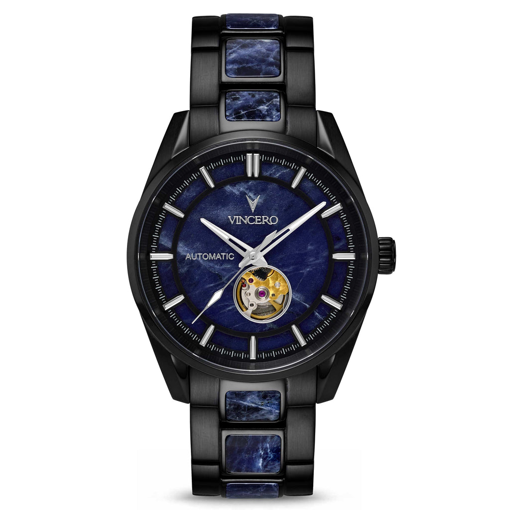 The Quantum Auto Blue Panther automatic dive watch with a deep blue dial and premium metal finish.