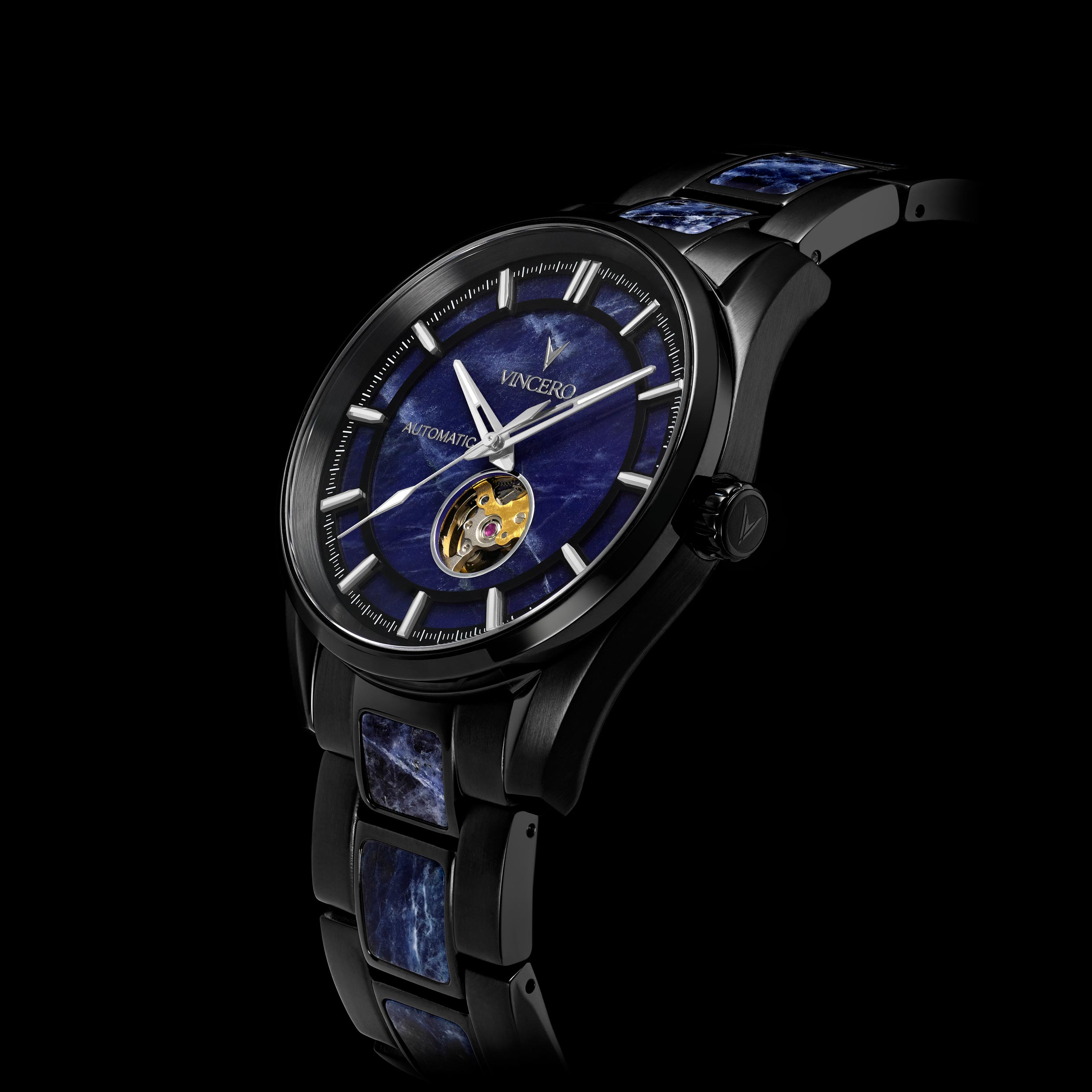 The Quantum Auto Blue Panther Professional Diver Watch