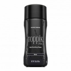 Toppik PRO Keratin Hair Building Fibers for instant volume and thinning hair coverage.