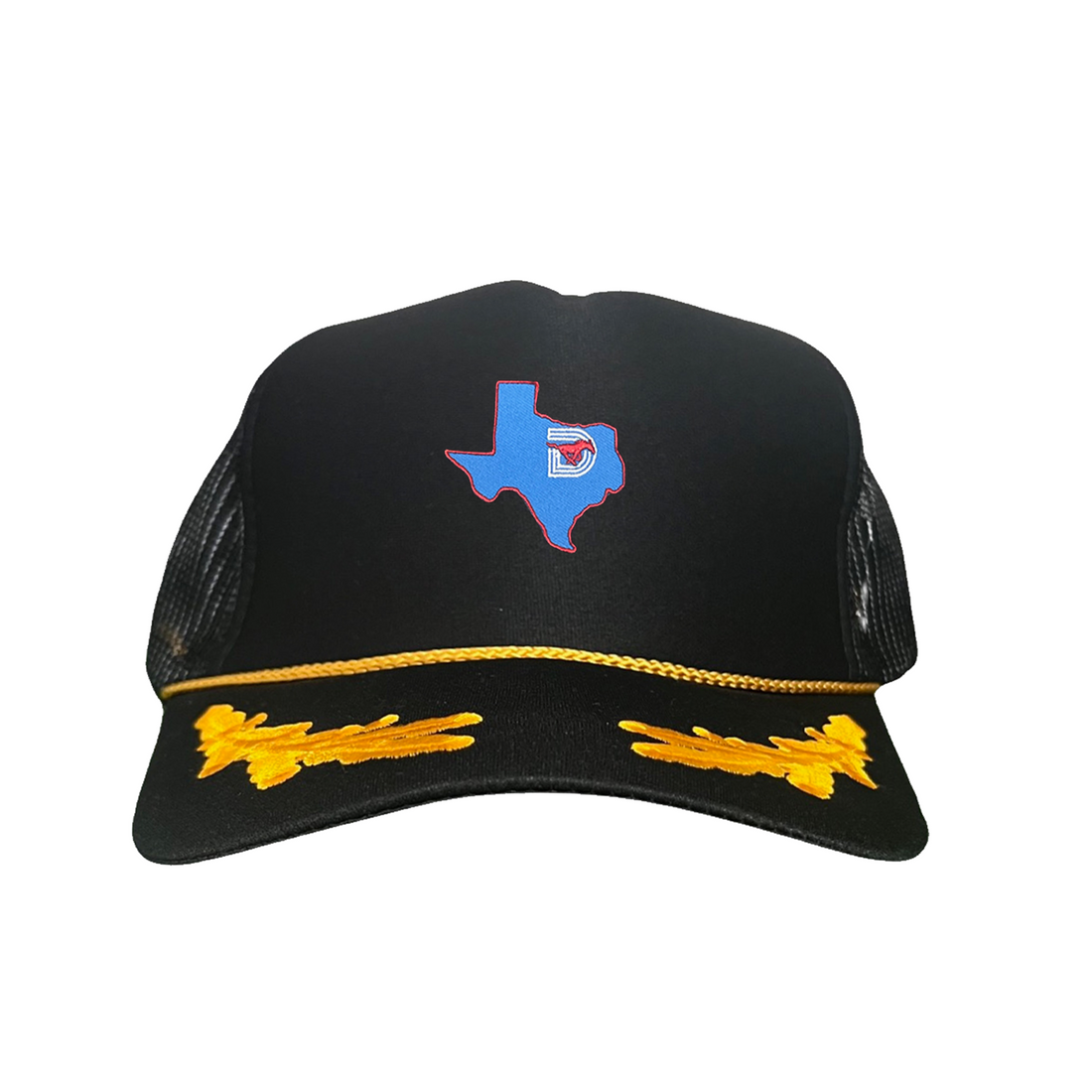 SMU State of Texas Pony Logo Hat - Black Label Streetwear