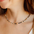 Black Neve Beaded Necklace