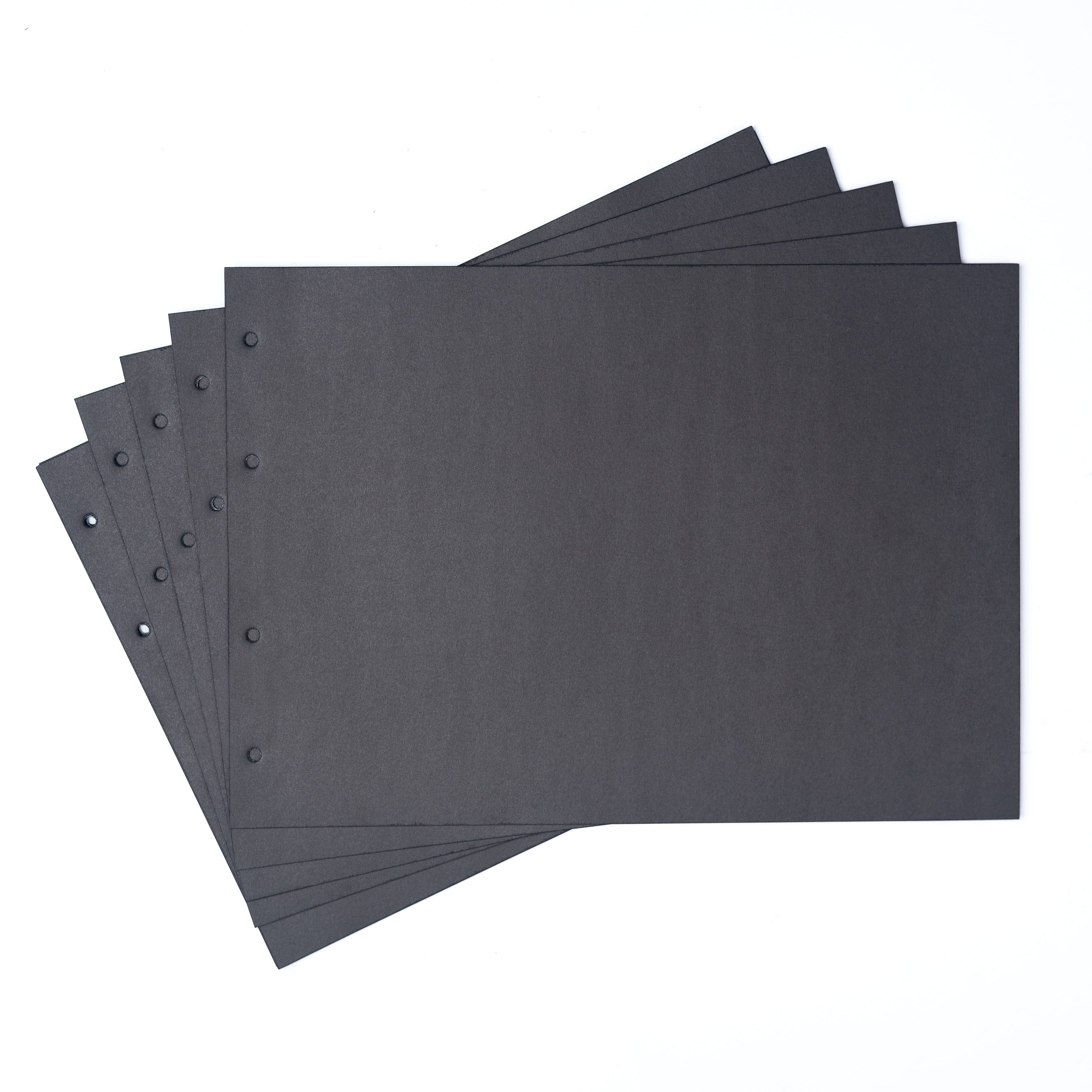 Premium Loose Leaf Photo Album Paper Refill Set