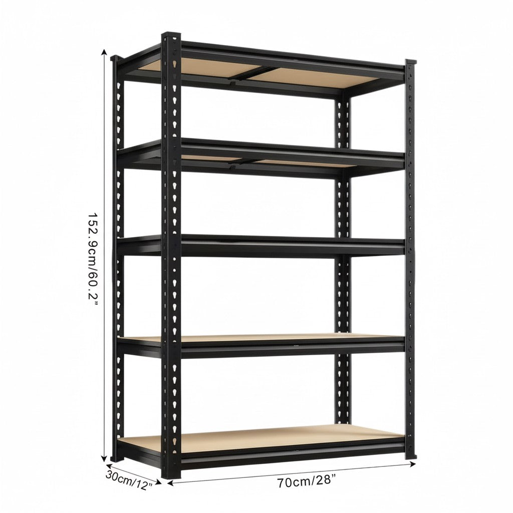 Industrial Heavy Duty Garage Shelving Rack, 2000lb Steel Shelf