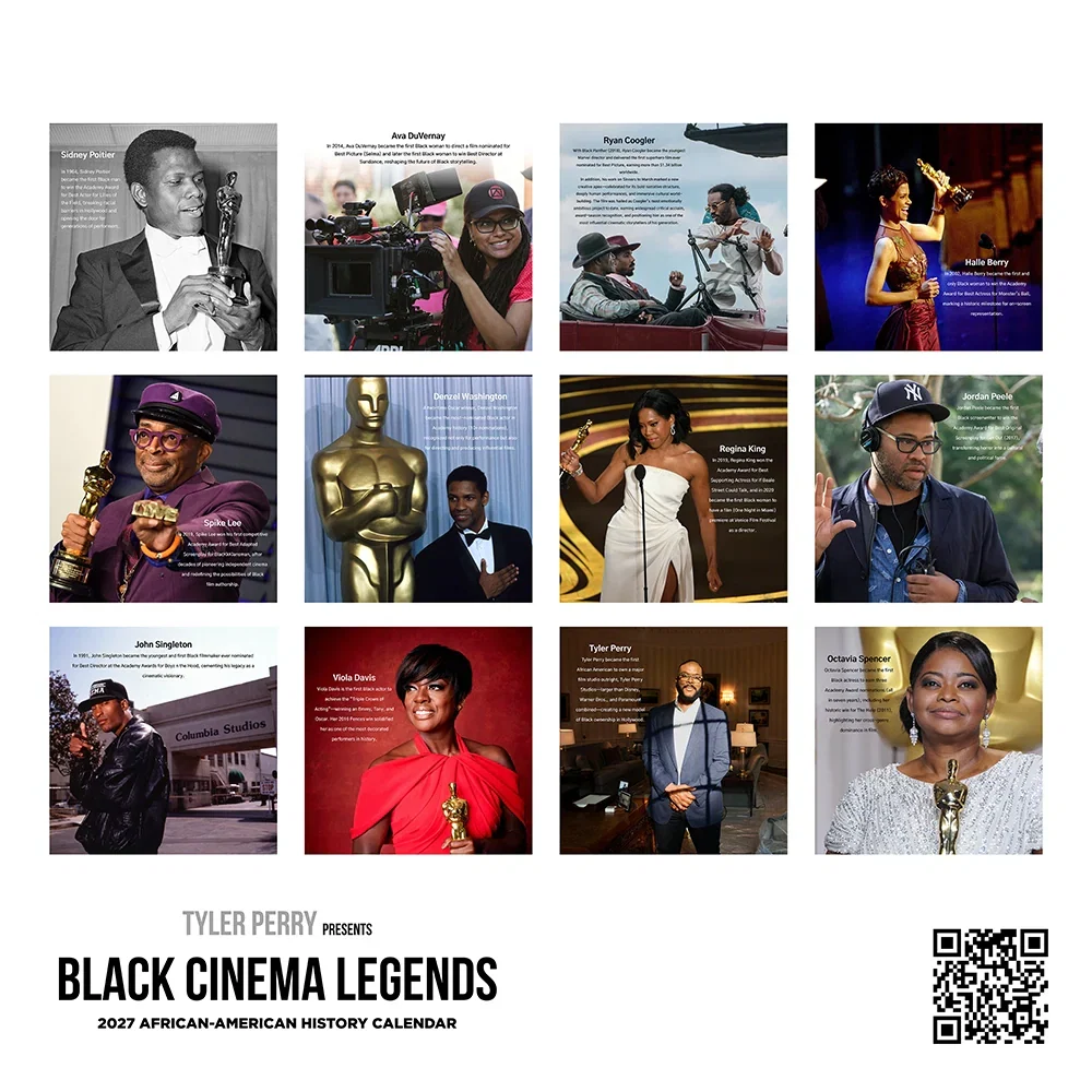 2027 Black Cinema Legends Calendar