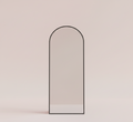 Full-Length Arched Floor Mirror with Stand – Modern Minimalist