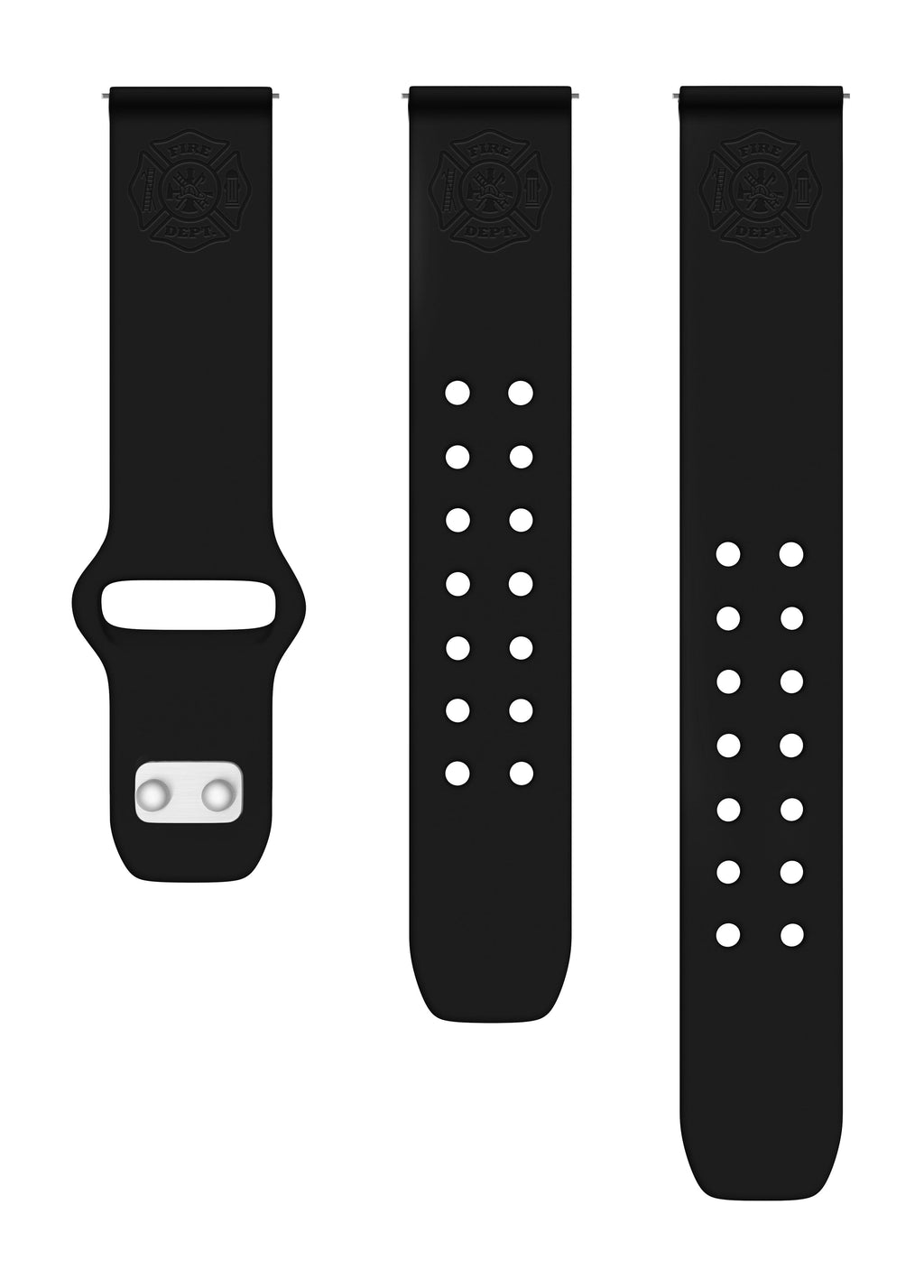 Firefighter First Responder  Watchband for Samsung, Garmin, Fossil, and More for Samsung, Garmin, Fossil, and More