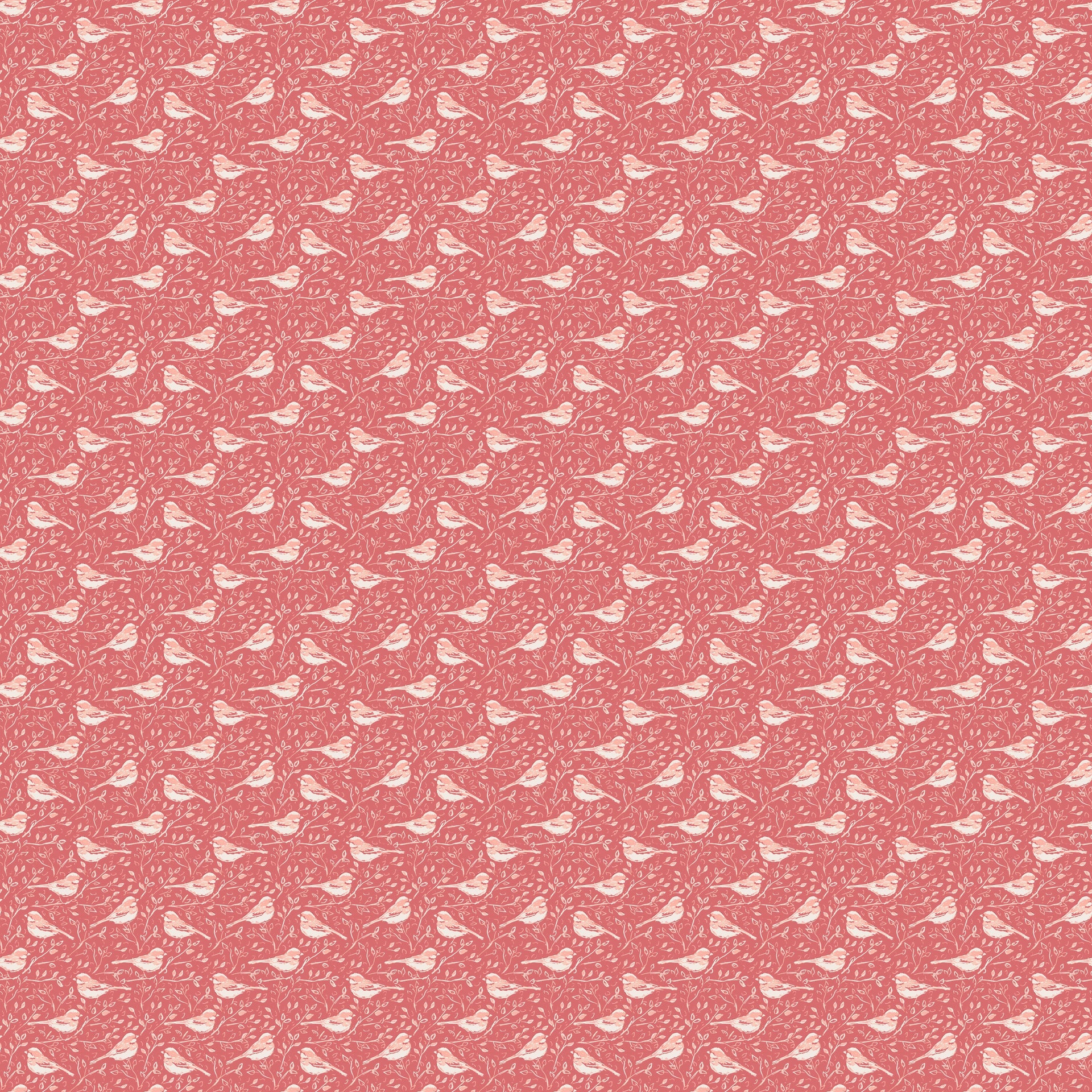 Blair Traditional Nature-Inspired Wallpaper in Burgundy and Beige