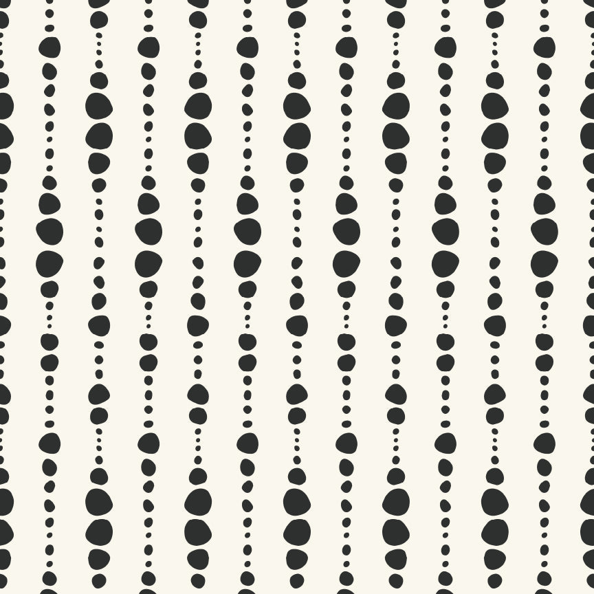 Blake Geometric Wallpaper in Black, White & Blush-Pink