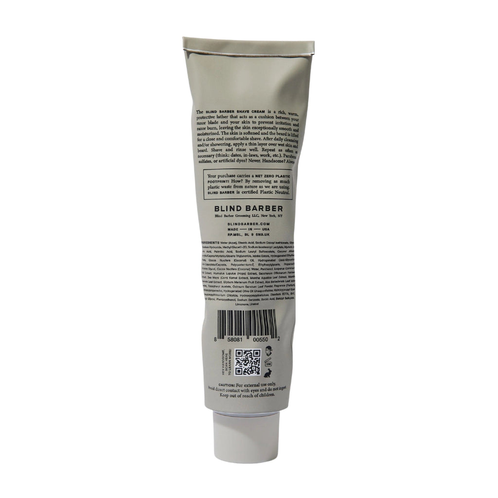 Blind Barber Watermint Gin Shave Cream