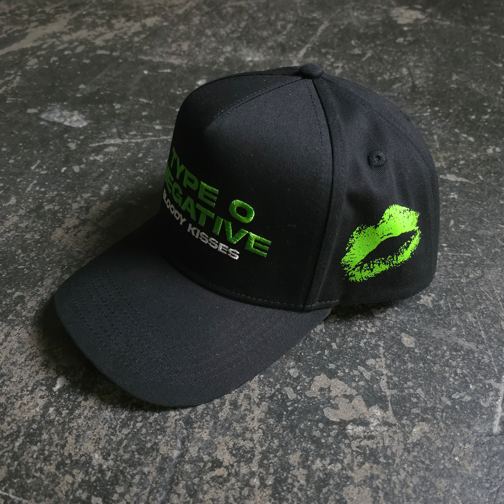 Type O Negative Bloody Kisses Embroidered Black Hat - Image 2