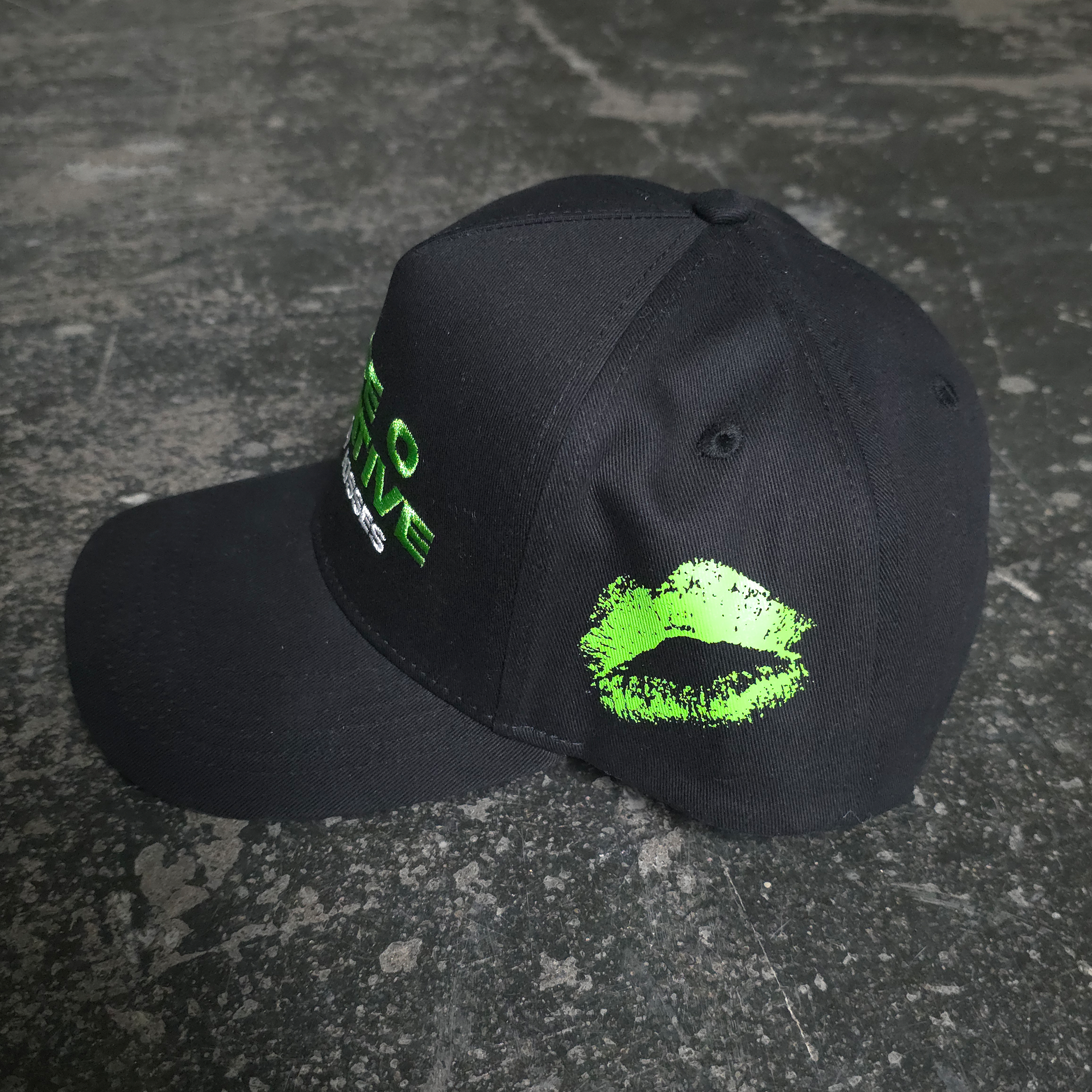 Type O Negative Bloody Kisses Embroidered Black Hat - Image 4