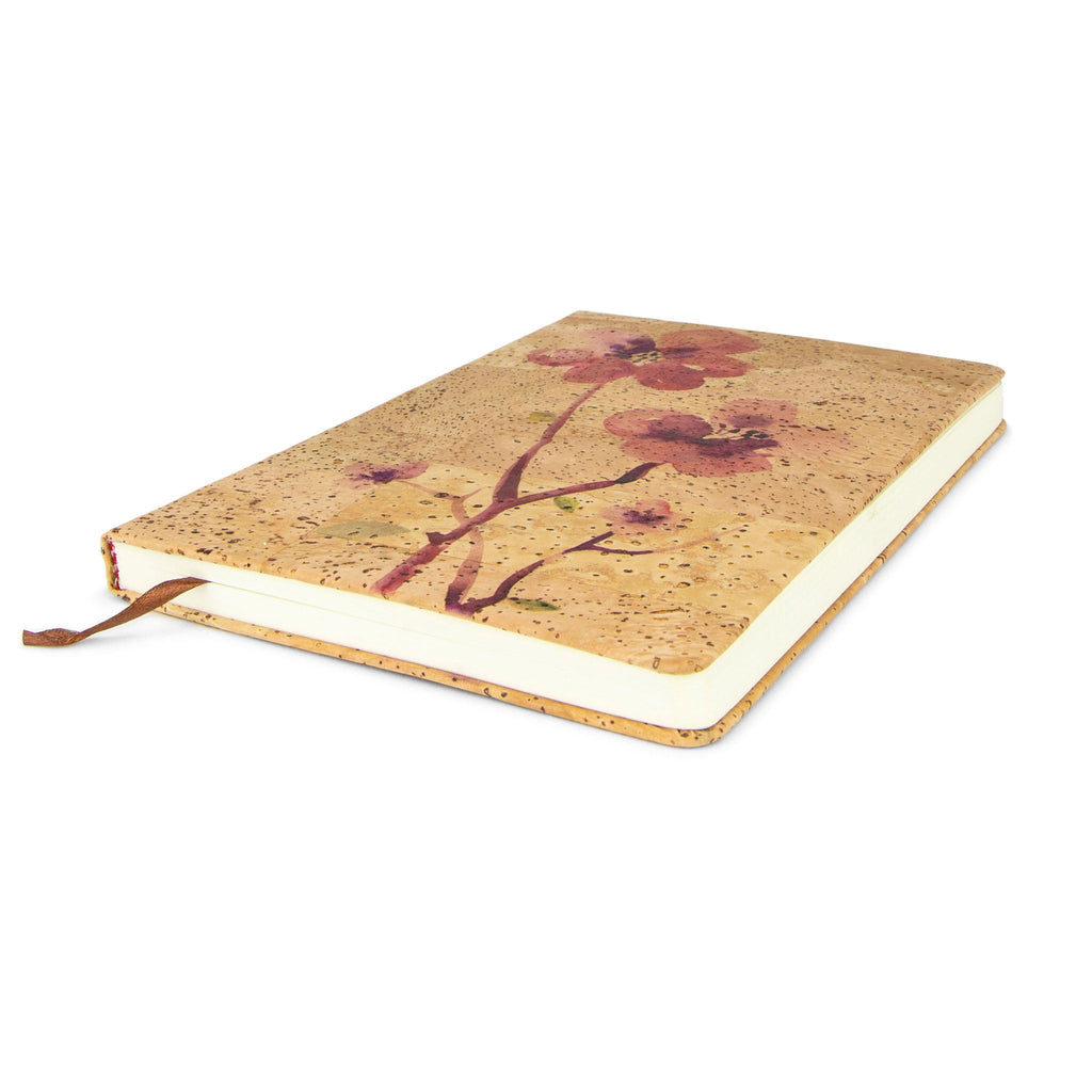 Blossom Cork Journal: Sustainable Floral Hardcover Writing Diary