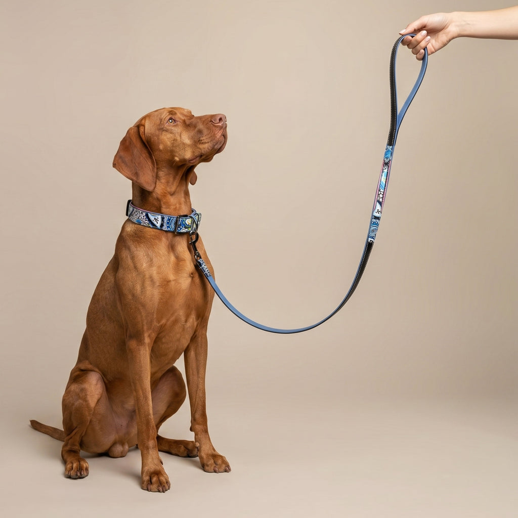 The Blossom Leather Dog Leash