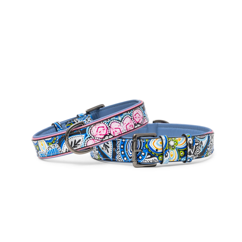 The Blossom Leather Dog Collar