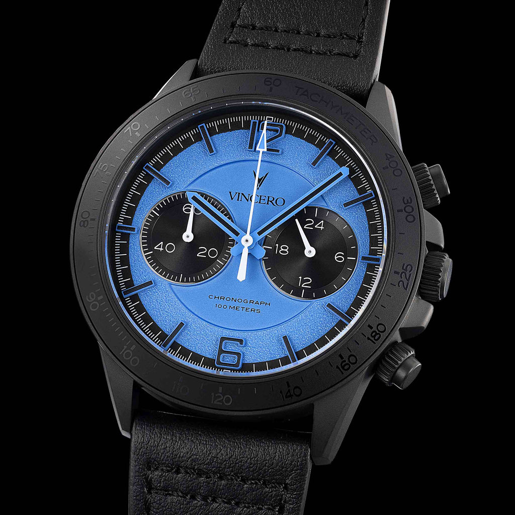 Apex Limited Edition Blue Phantom 42mm Chronograph Watch