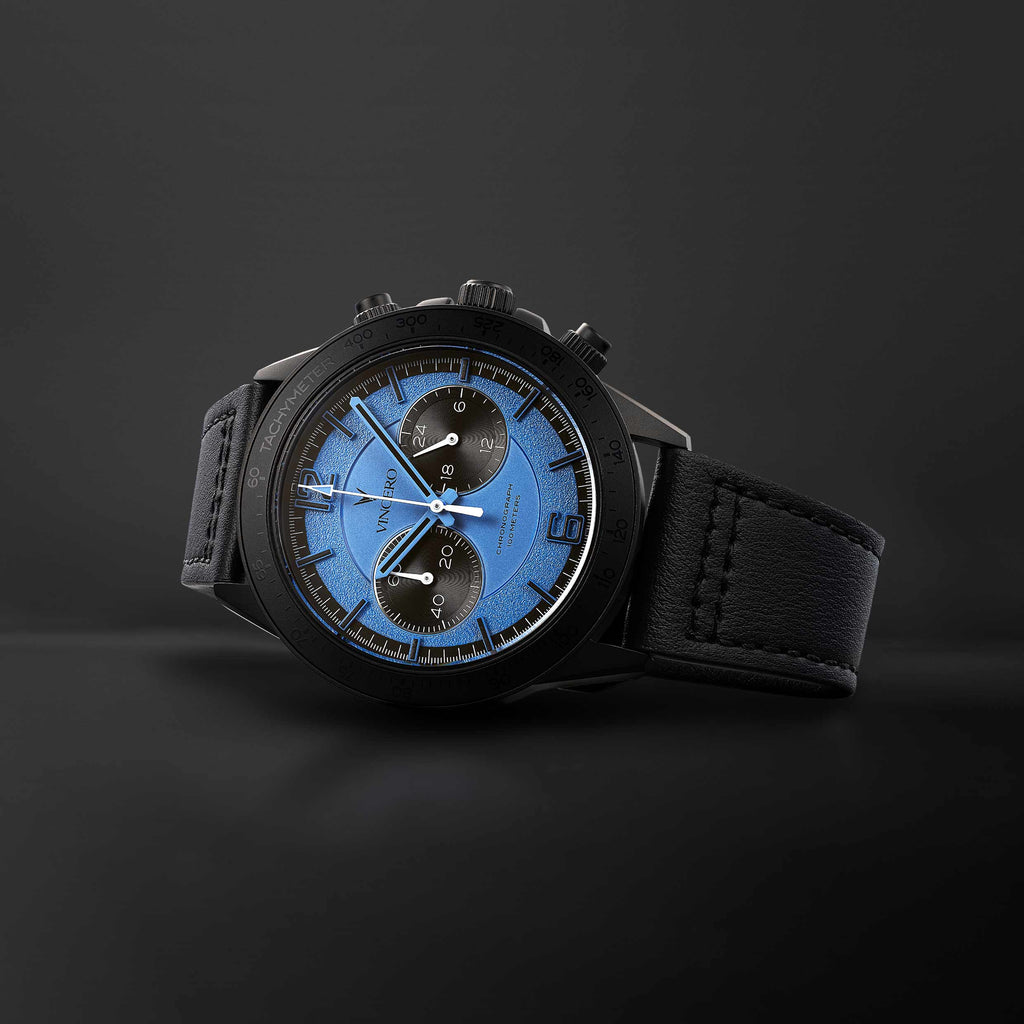Apex Limited Edition Blue Phantom 42mm Chronograph Watch