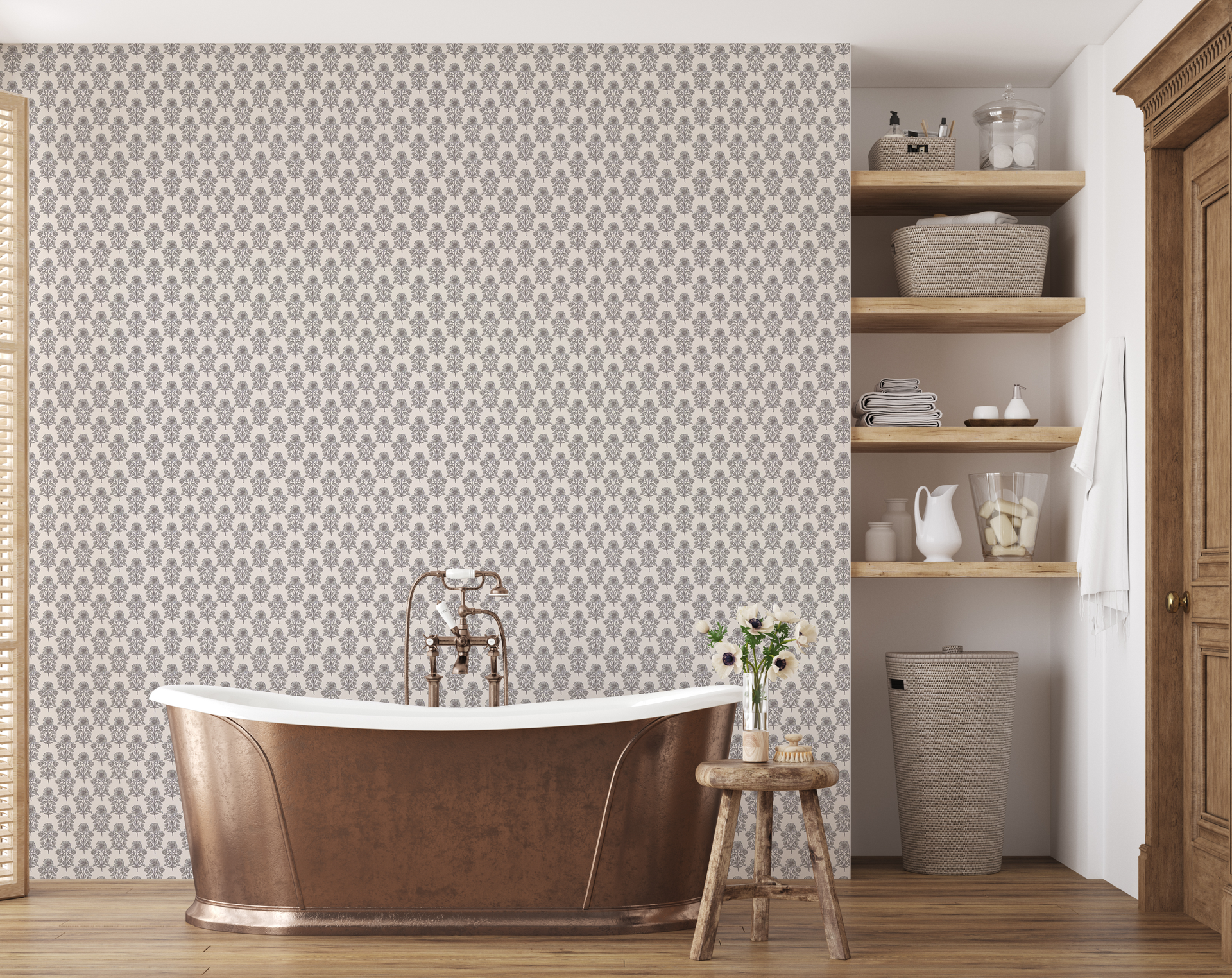Jones Removable Peel and Stick Wallpaper by Taddy Mikelaites