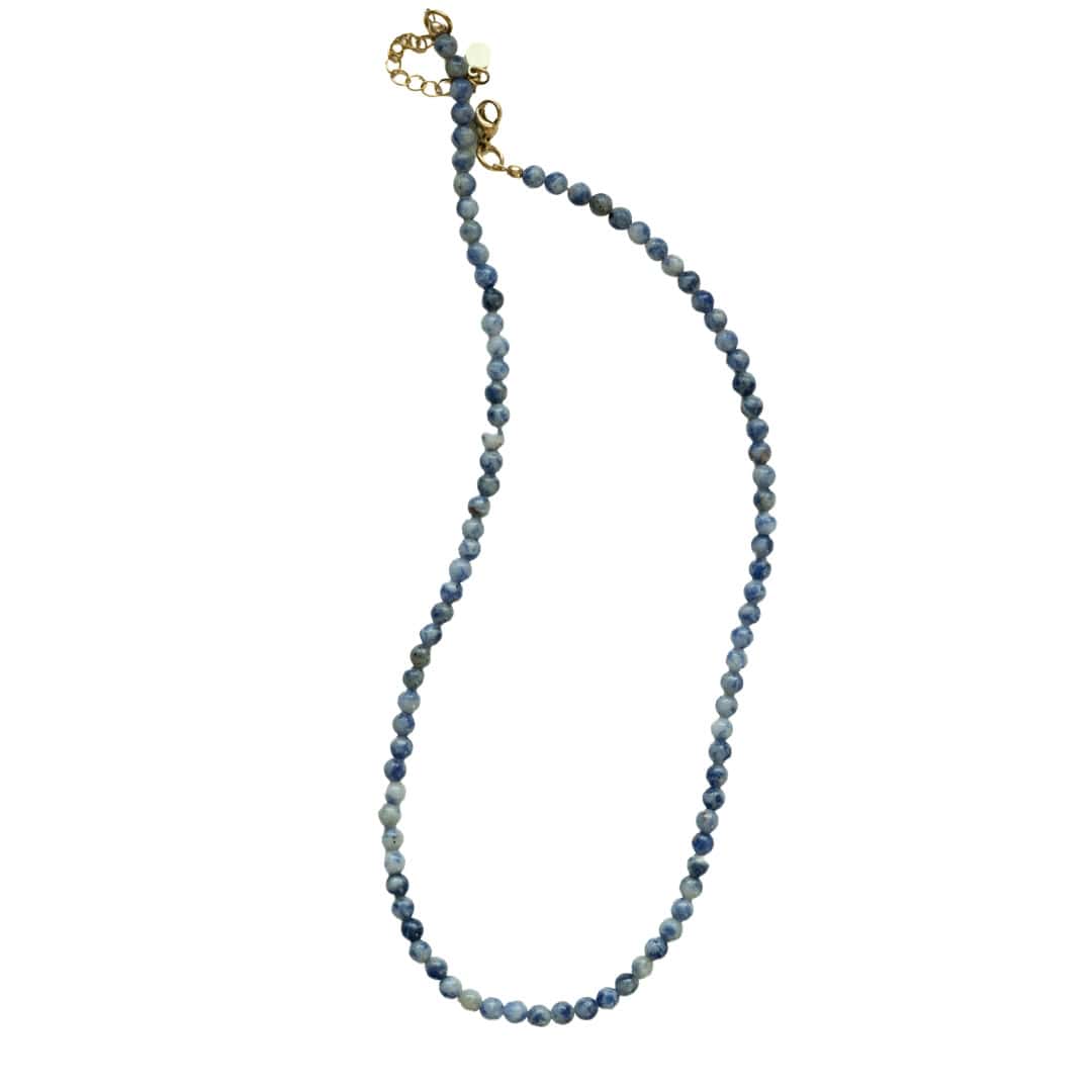 Blue Norah Beaded Necklace