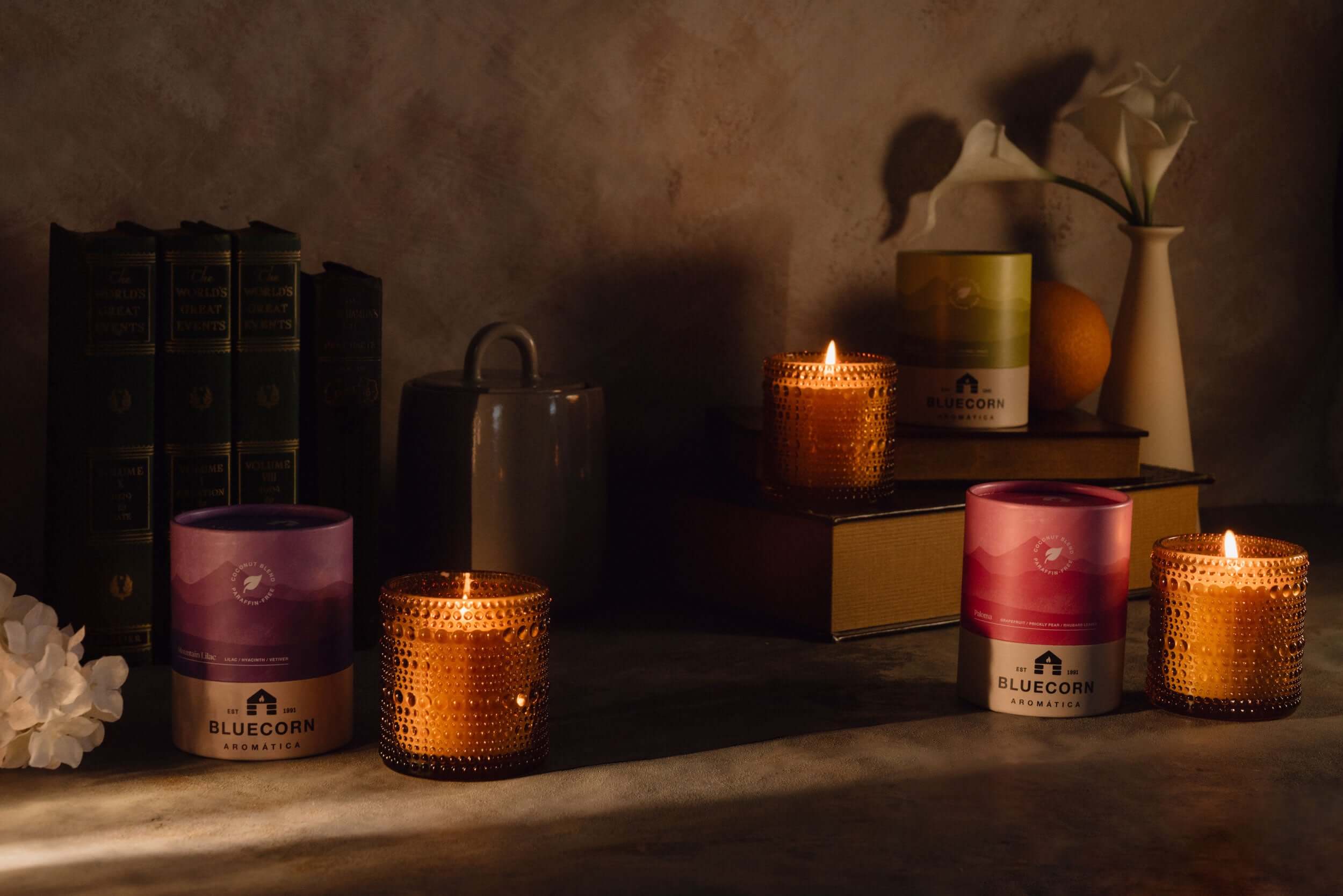 Scented Candle Bouquet Trio - Lilac, Lily & Paloma Floral