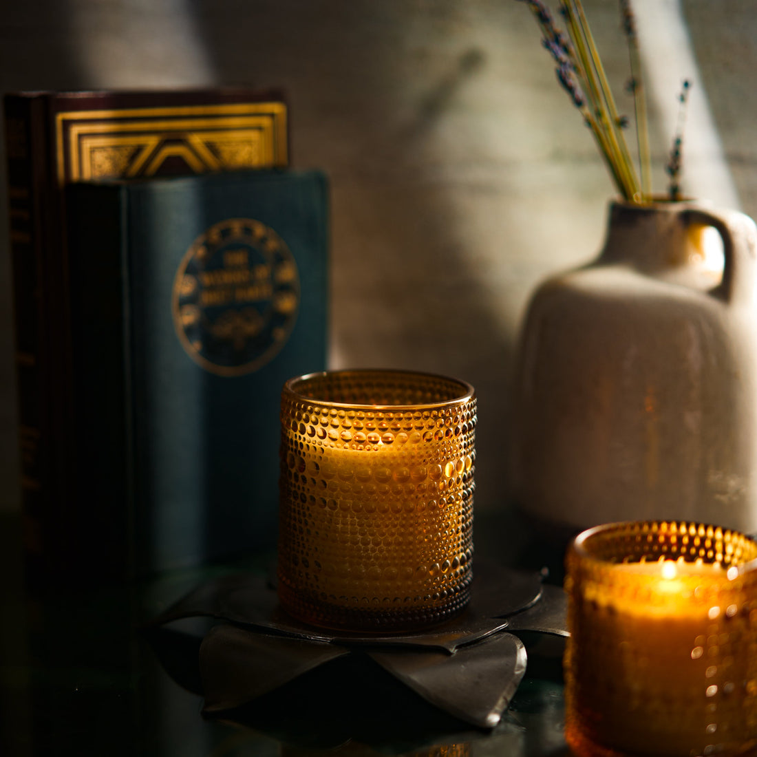 Winter Scented Candle Pair: Pine & Spice Aromática Home Fragrance