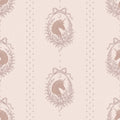 Bluette Whimsical Removable Wallpaper in Blush-Pink & Taupe