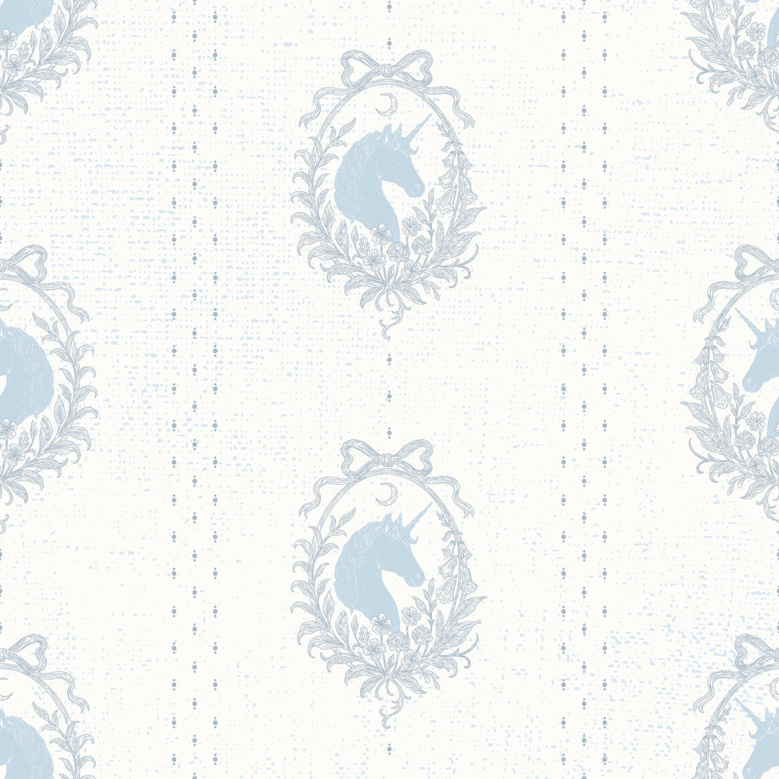 Bluette Whimsical Removable Wallpaper in Blush-Pink & Taupe