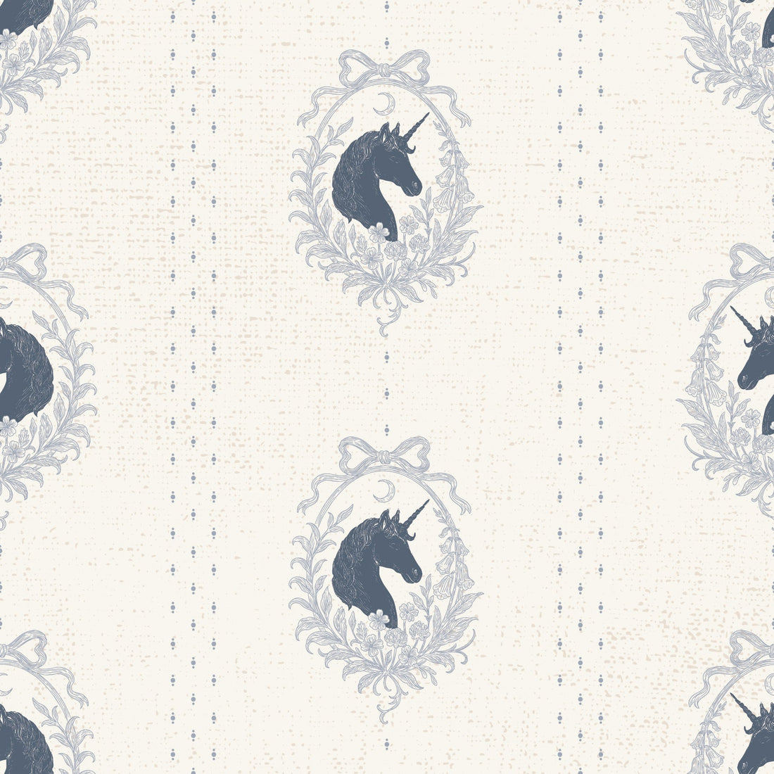 Bluette Whimsical Removable Wallpaper in Blush-Pink & Taupe