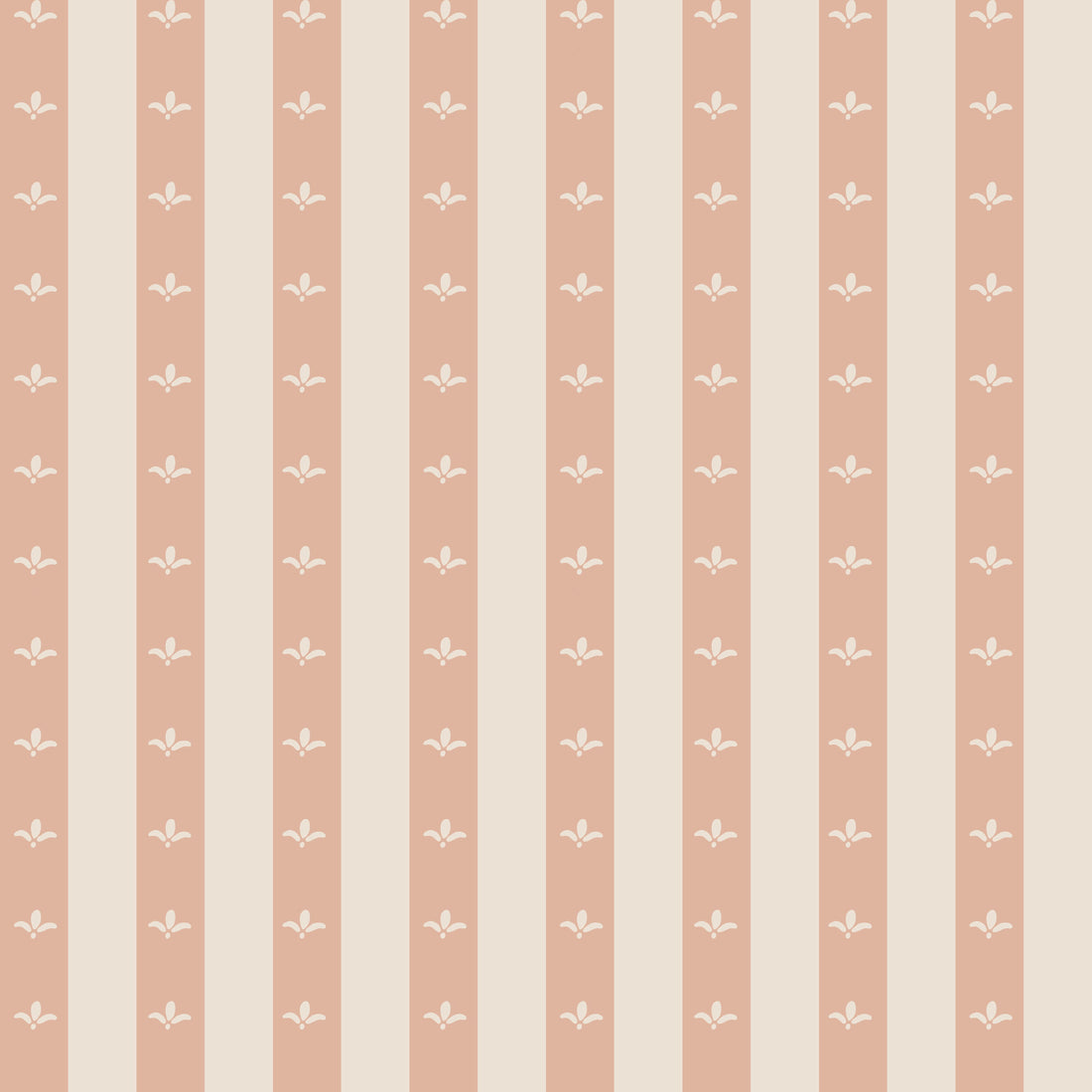 Boden Striped Wallpaper in Beige, Gold, Blue and White
