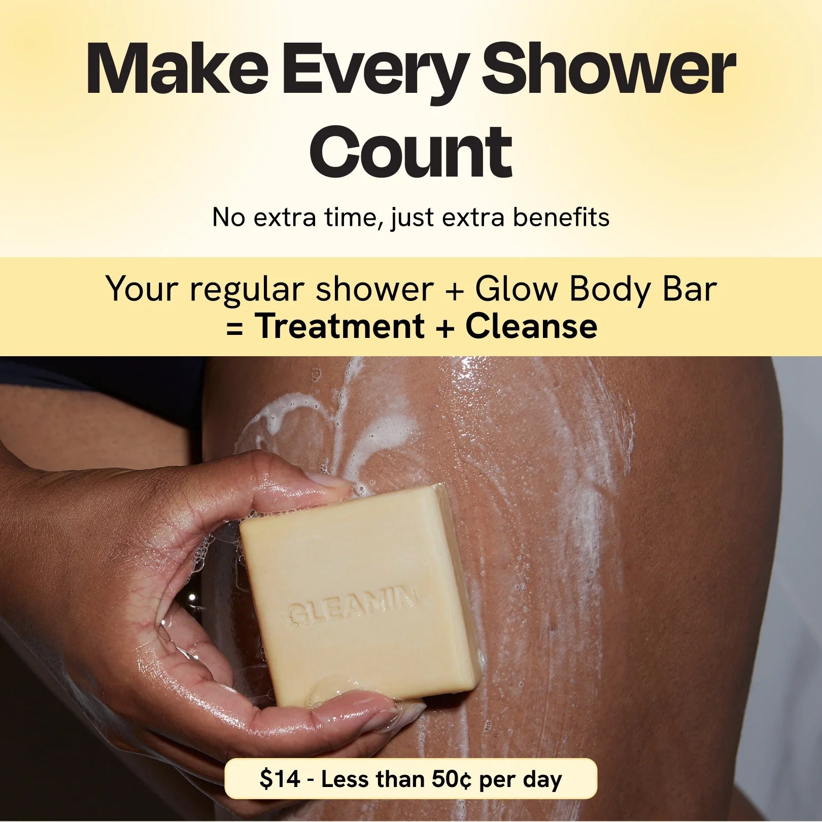 Brightening Exfoliating Body Bar with Vitamin C and Kojic Acid - Image 7