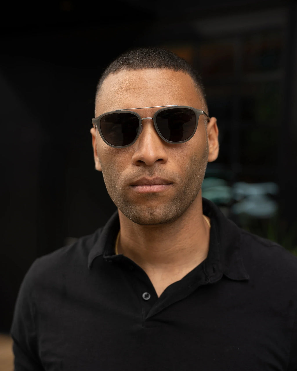 The Booker Sunglasses in Stone - Modern Durable Steel & Acetate Frame