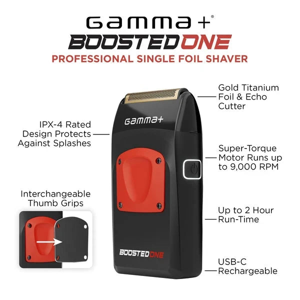 GAMMA+ BOOSTED ONE SHAVER (#GP540B)