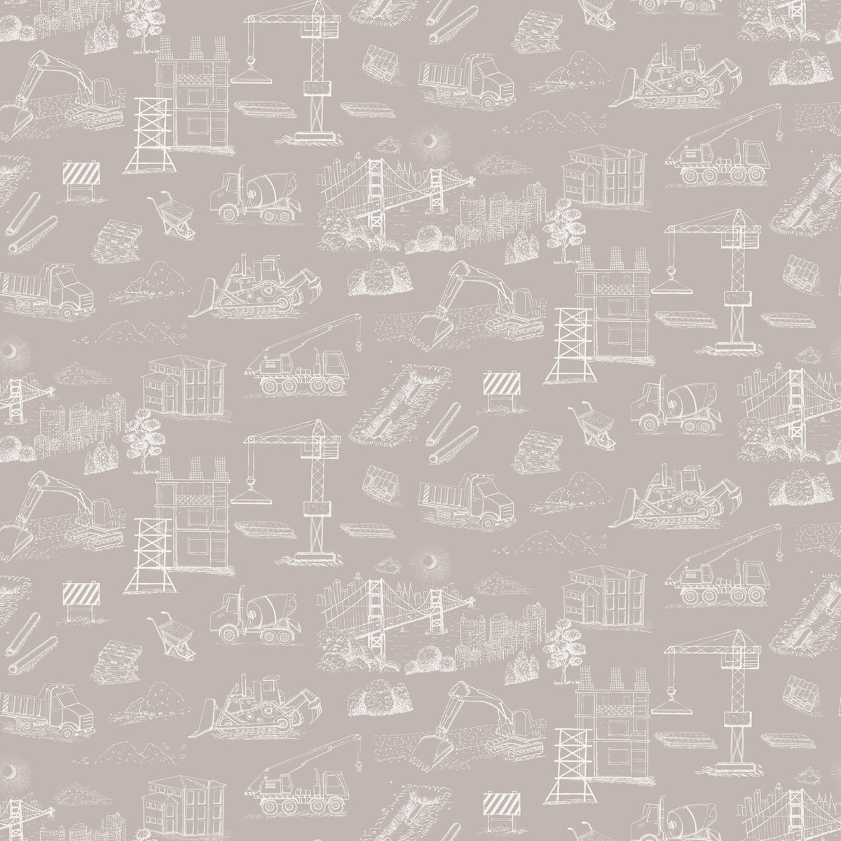 Boston Wallpaper by The Bright Leaf Design