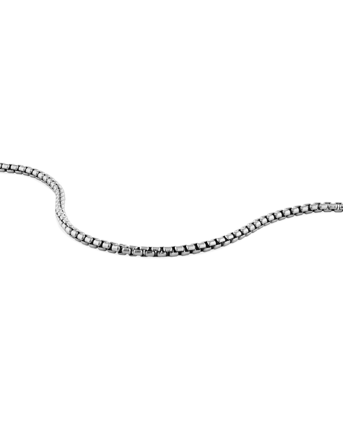 Box Chain Jewelry Set in 925 Sterling Silver