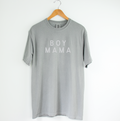 Boy Mama Simplistic Neutral Tee: Classic Cotton Women's Shirt