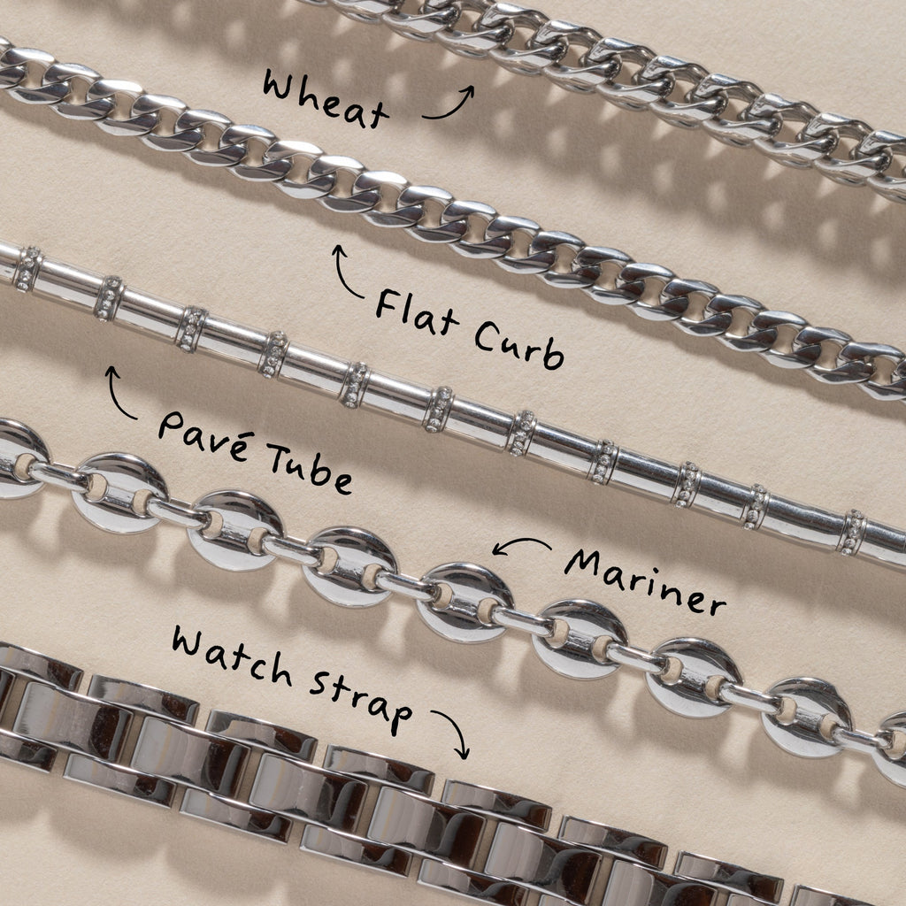 Minimalist Mariner Chain Bracelet in Gold and Silver Tone