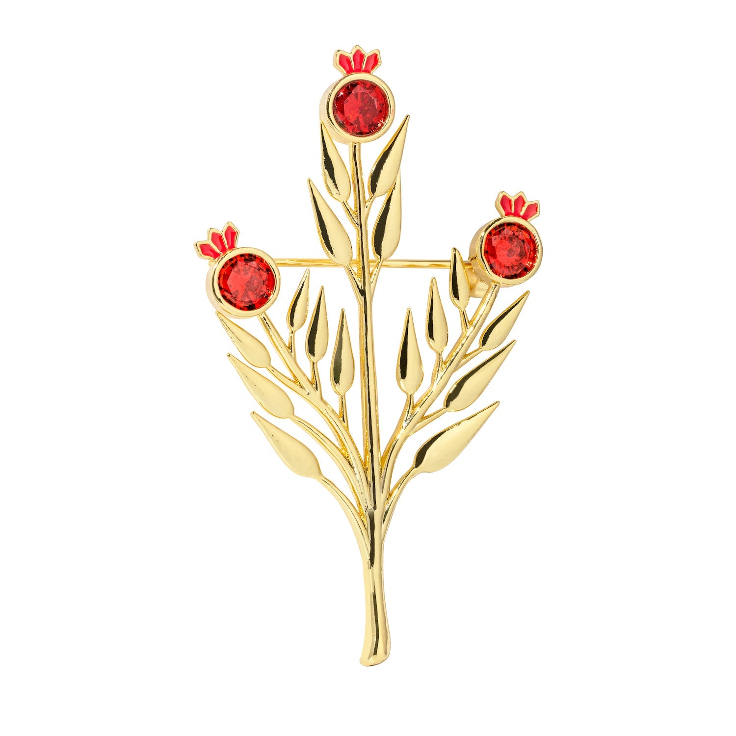 Pomegranate Branch Necklace