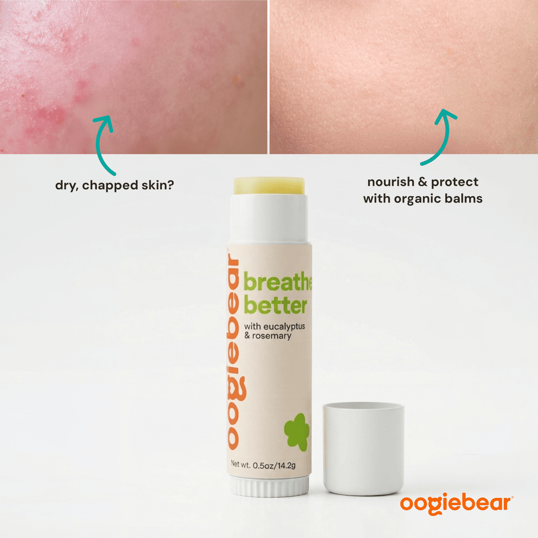 Organic Baby Breathing Balm with Eucalyptus & Rosemary for Airways